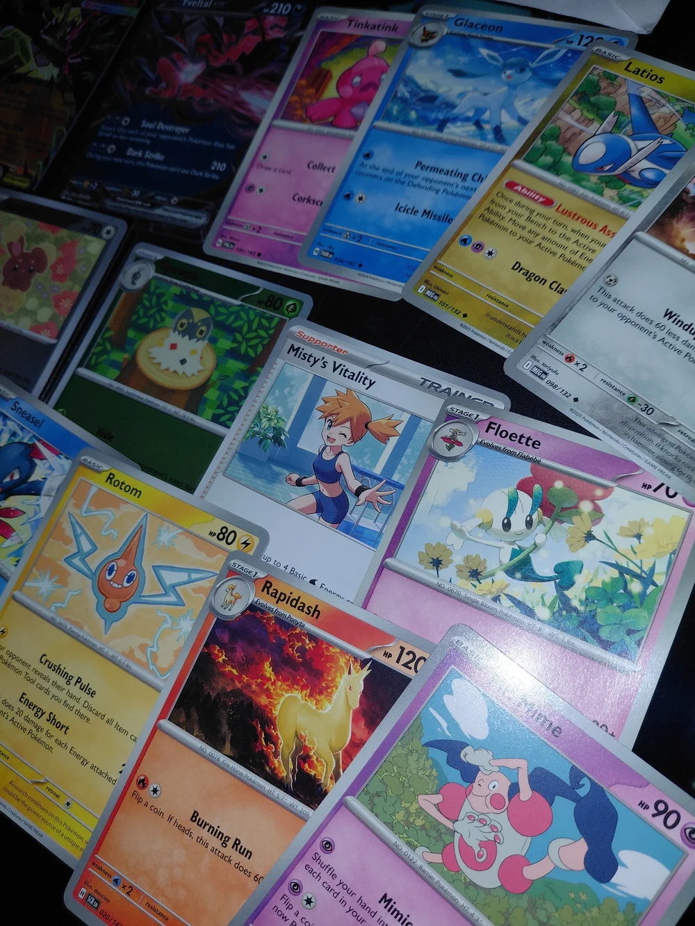 Mixed Pokémon Trading Cards - Assorted Holo & Promo Cards